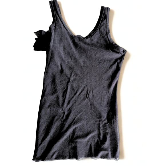 Express Sheer Mesh Tank Size Med Embellished Witchy Whimsigoth Fairy Grunge - Picture 3 of 8